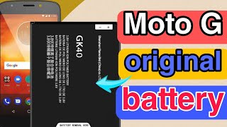Motorola moto G original battery GK40 unboxing | moto g battery change 2022