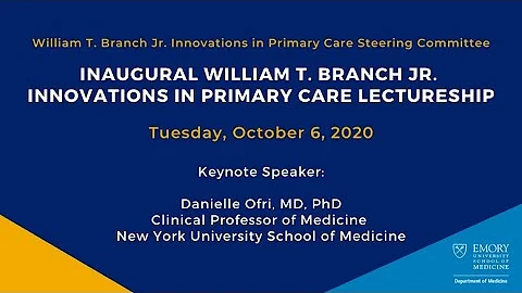 2020 William T. Branch Jr. Innovations in Primary ...