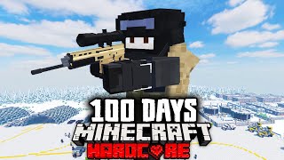 I Survived 100 Days in Arctic War in a Zombie Apocalypse in Hardcore Minecraft