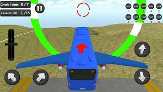Flying Bus Driving Simulator –  3D Bus Games – Android Gameplay screenshot 4