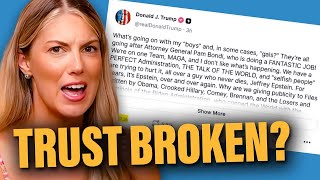 Trump's Strange Response to Epstein — What's REALLY Going On Here?