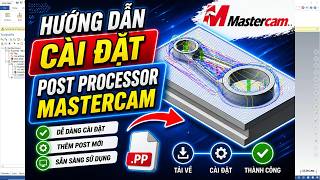 Hướng Dẫn Cài Đặt Mastercam post processor #mastercam #cnc #programming #dieukhac #cokhi #design