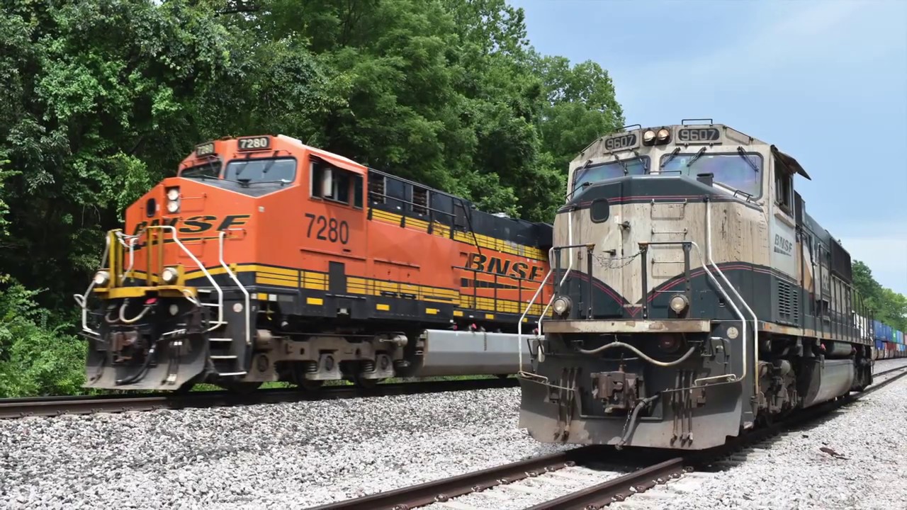 Railfanning Turners, MO Along With BNSF 9607! 7/31/19