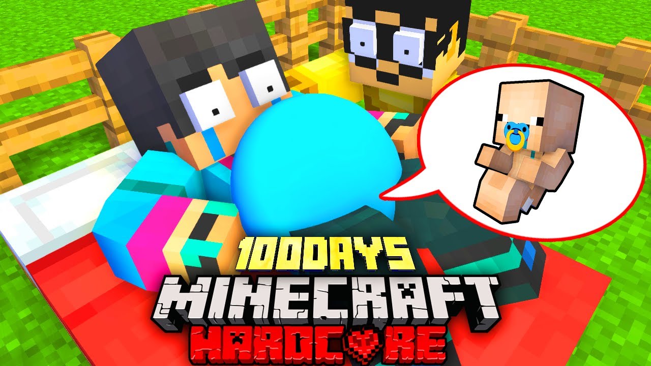 マイクラ 100日後に妊娠したすまない先生が爆発する マインクラフト 100日 Youtube