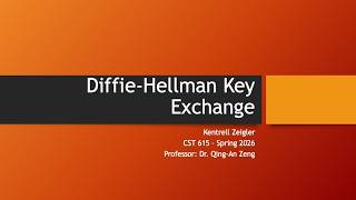 Explaining the Diffie-Hellman Key Exchange