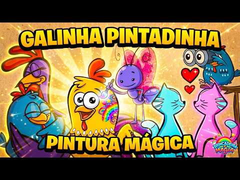 B&M -🐔🎨Pintura Mágica - Galinha Pintadinha 🌈✨| Desenhos dos Personagens