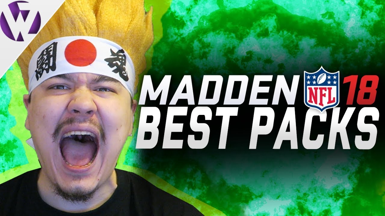 MY BEST PACKS OF MADDEN 18!!