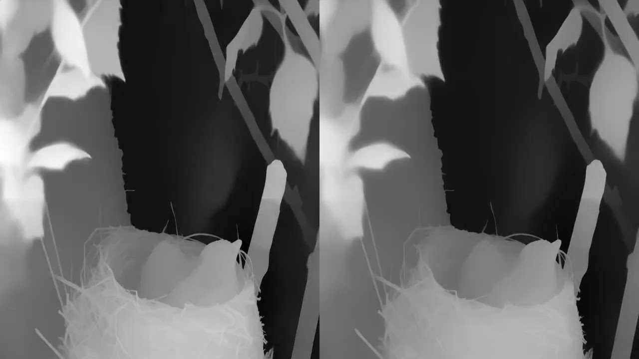 Depth Pro vs Depth Pro Temporal consistency