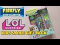 Lol surprise kids smile gift set with battery toothbrush mouthwash travel kit