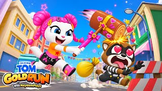 Talking Tom Gold Run | K-POP Angela Never Gives Up! | Can She Beat the High Score? | New Gameplay screenshot 5