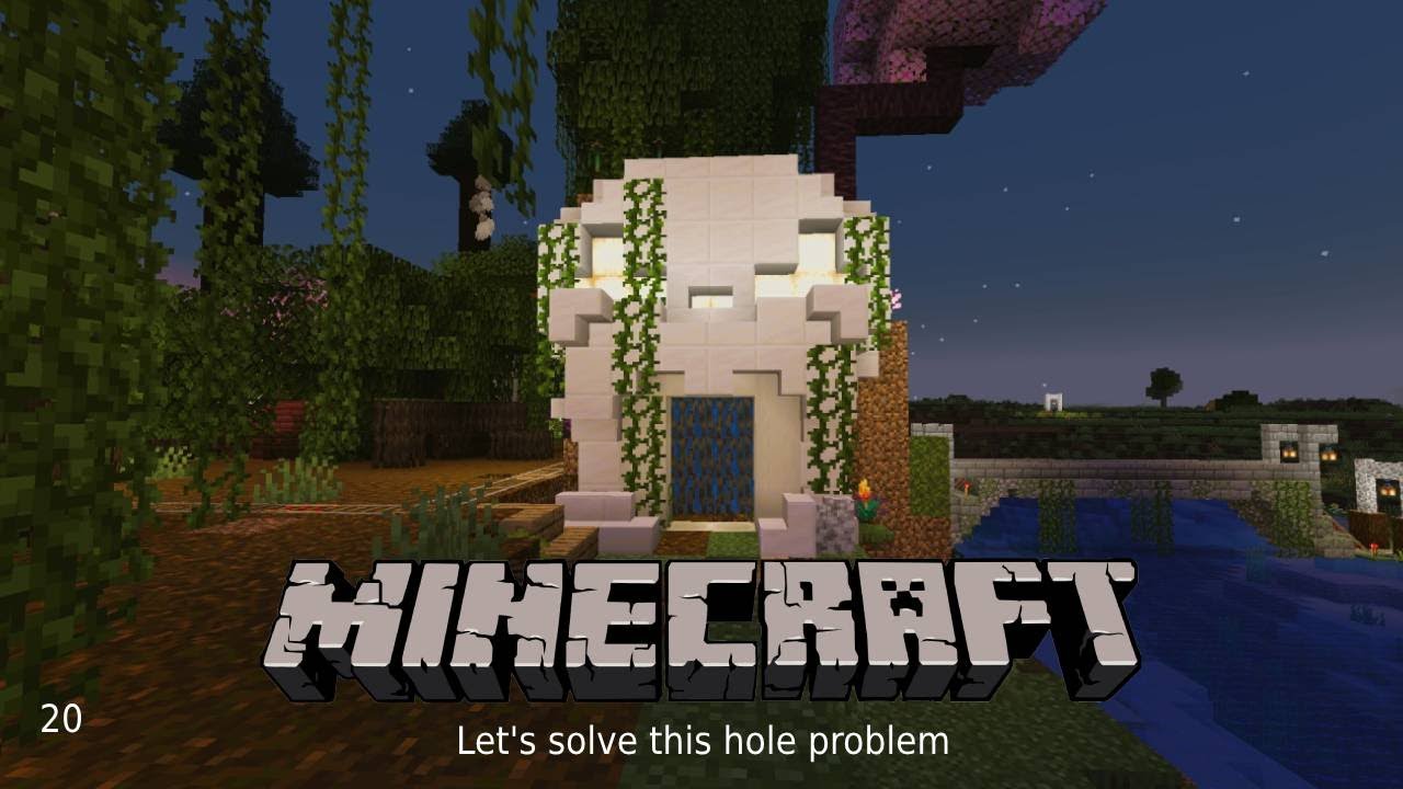 Let's solve this hole problem //Minecraft Java 1.20.4 - YouTube