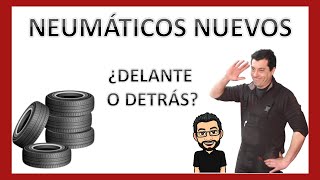 🚗🔧 ¿Dónde poner los NEUMÁTICOS NUEVOS delante o detrás?🚗🔧