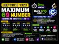 LeetCode 1323 in 0ms 🚀 | Maximum 69 Number | Easy C++ Explained