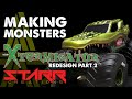 Making monsters  xtermigator monster truck pt 2