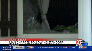 Woodville standoff ends with armed man caught after 3 hours