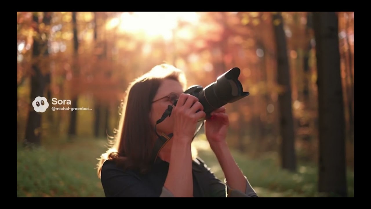 Photography is not only what we see 🍂 -made with Sora 