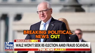 BREAKING: Gov. Tim Walz Drops Bid for Reelection as Minnesota Fraud Fallout Grows