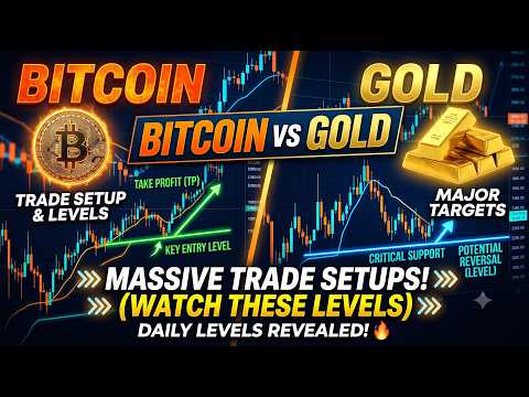 Don’t Trade Bitcoin or Gold Until You See These Support & Resistance Levels