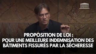 🔴Proposition de loi pour une meilleure indemnisation des bâtiments fissurés par la sécheresse !