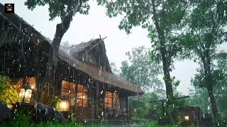 Monsoon Sounds For Sleeping Rain Heavy Loud 99% Makes You Sleepy The Sound Of Rain Falling-Madurain