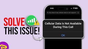 Fix Mobile Data Not Available During This Call on iPhone | Solve Cellular Data Call Issue