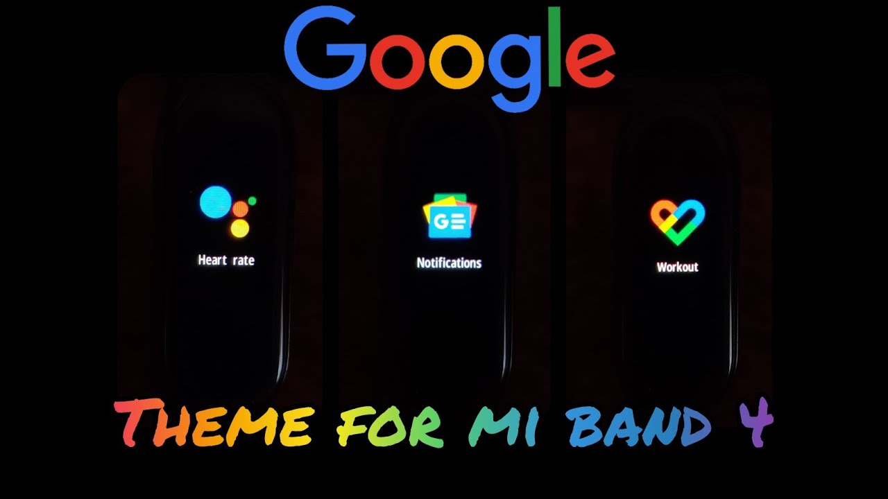 Mi band 4 Custom Firmware w/Google Theme