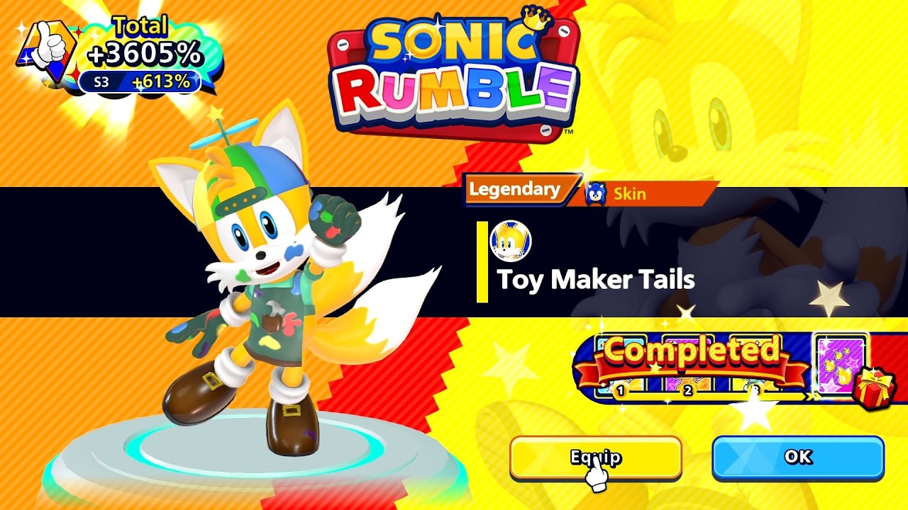 Sonic Rumble (PC) // Rank 99-100 (Toy Maker Tails)
