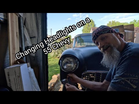 Changing Headlights on a 1955 Chevy