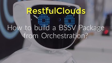 How to build a BSSV Package from Orchestration?
