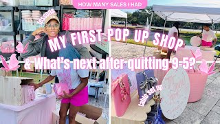 I Quit My 9–5 & Did My First Pop-Up Shop | Honest Experience + Behind the Scenes Vlog