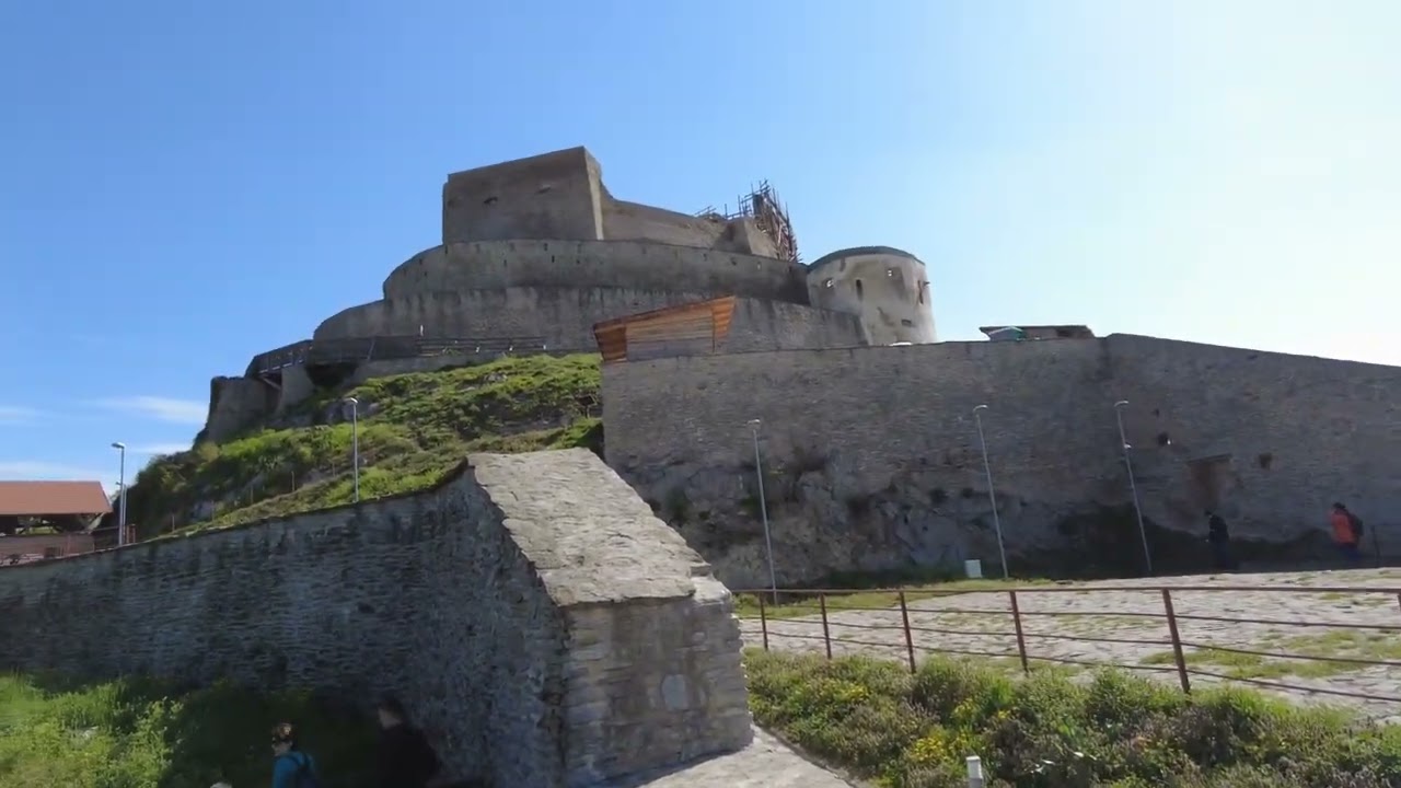 Deva Romania Fortress Climb.  What a set of stairs!!! OMG.  BRING WATER!  - Deva Romania - ECTV