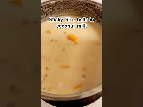 Ginataang Bilo Bilo Filipino Popular Snack Or Dessert Cooked In Sweet Coconut Milk 