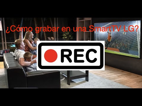 LG Servicio - TV - Grabar programas en USB 