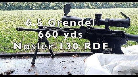 6.5 Grendel 660 yds, Nosler 130gr RDF