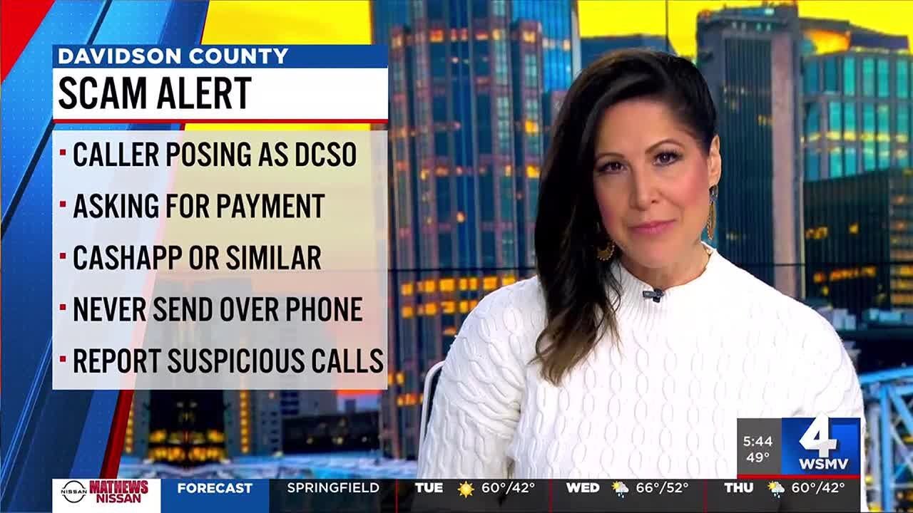 Davidson County Sheriff's Office scam alert