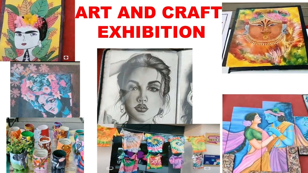 art and craft exhibition... different art and craft ideas.. school