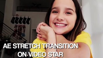 AE STRETCH TRANSITION ON VIDEO STAR TUTORIAL!