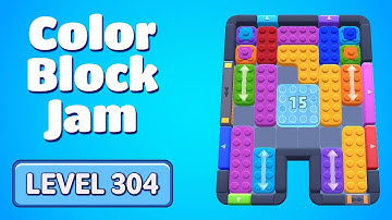Color Block Jam Level 304 Solution Walkthrough