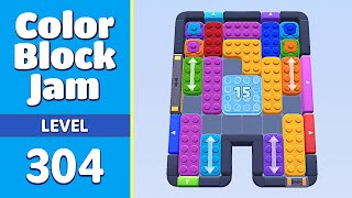 Color Block Jam Level 304 Solved! | Every Puzzle Piece & Color Block Strategy! 🎯