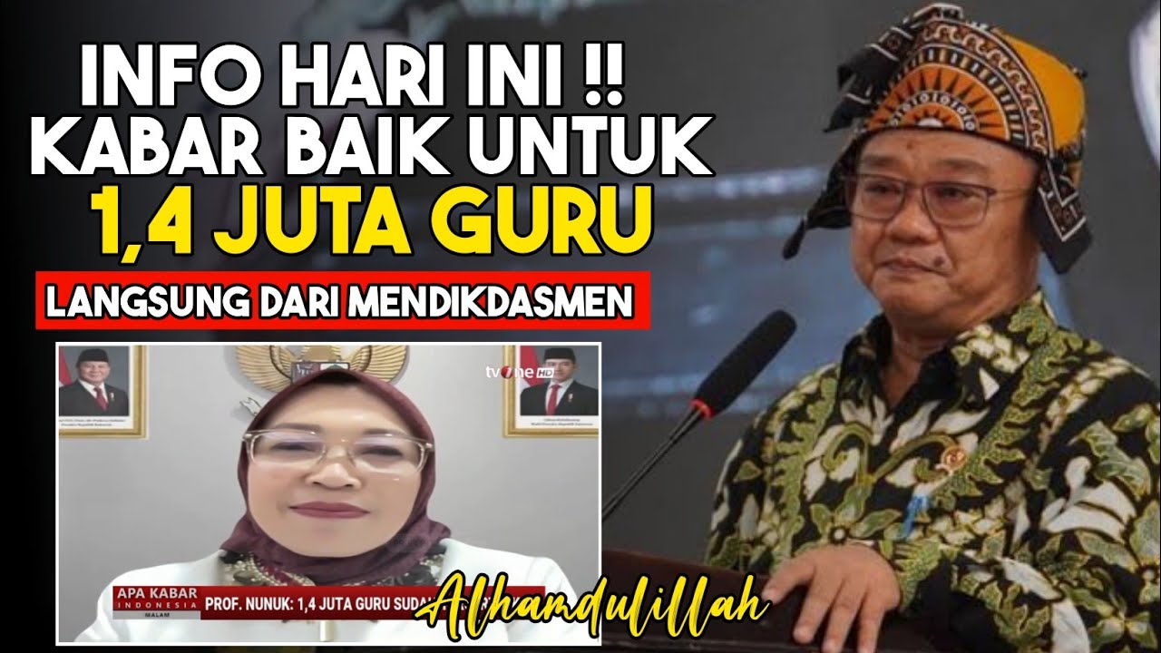 Alhamdulillah ‼️ SELAMAT 1,4 Juta Guru 