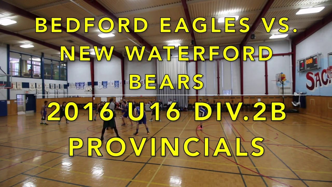 Bedford Eagles vs. New Waterford Bears Division 2B Provincials