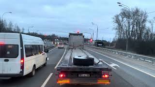 Pure Winter Road Calm | Long Haul Truck POV ASMR with Ambient Sounds
