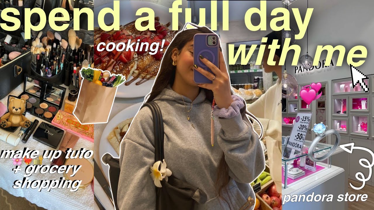 اجيو دوزو معايا نهار كامل 💕✨ | مشيت لمول الجديد ! ،تقديت 🛍️🤍