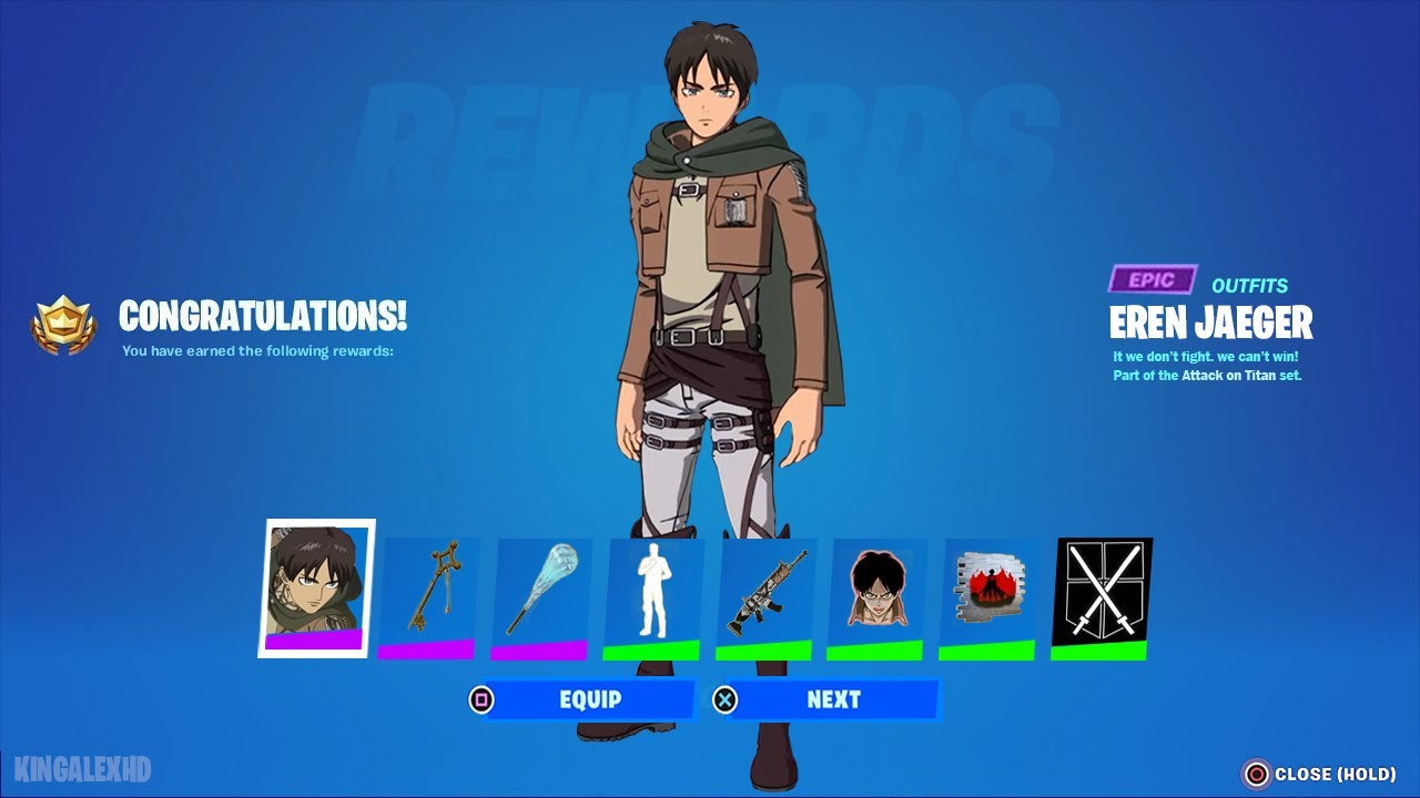 How to get Fortnite's Attack on Titan Eren Jaeger skin - Polygon