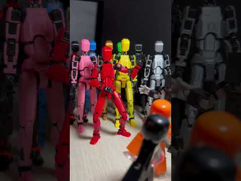 T13 VS Stikbot Actionfigures Pose Dummy T13 Stikbot Toy Customfigure Figure