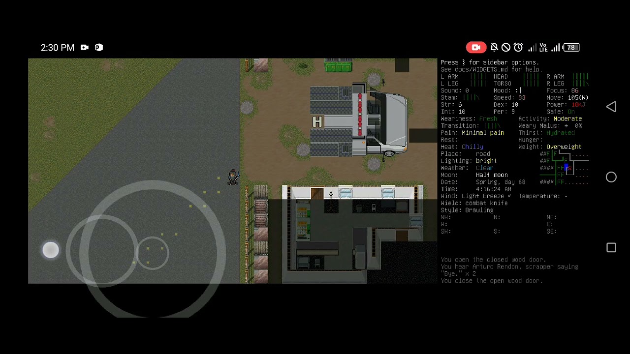 CDDA Android Stable 0.G; Medieval Swordmanship; Episode 8