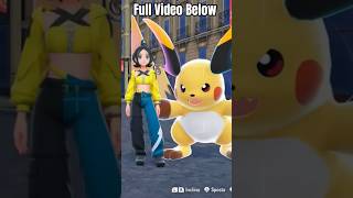 How to get Mega Raichu X and Y in Pokémon Legends: Z-A #youtubeshorts #megaraichu #pokemonlegendsza