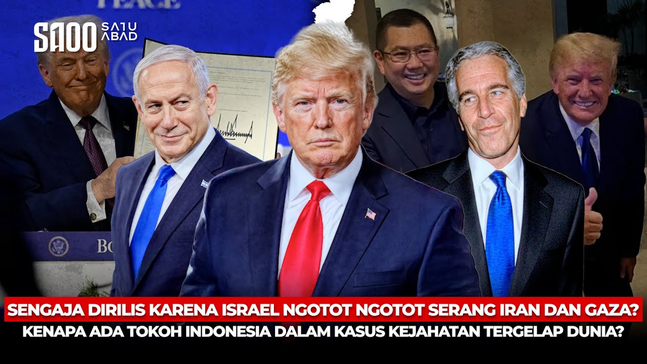 Elite Indonesia Terlibat? Skandal Epstein Files yang Membongkar Propaganda Trump & Israel di Gaza