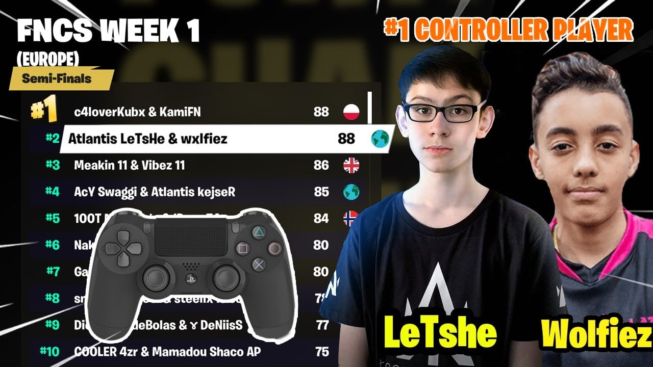 LetShe, Wolfiez Win 2nd FNCS Week 1 EU by Controller | The ...
