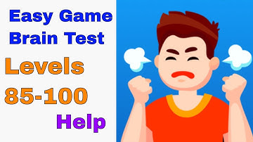 Easy Game Brain Test All Levels 85 100 Solution Walkthrough , iOS Walkthrough